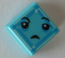 Plaatje in Gallery viewer laden, LEGO® Tegel met Motief Medium Azuurblauw 3070bpb113