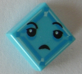 LEGO® Tegel met Motief Medium Azuurblauw 3070bpb113