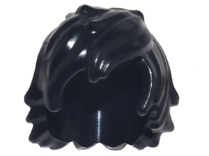 LEGO® los onderdeel Haar in kleur Zwart 25378