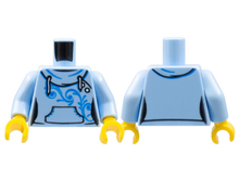Plaatje in Gallery viewer laden, LEGO® Lijf met Motief Helder Lichtblauw 973pb2680c01