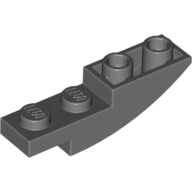 Plaatje in Gallery viewer laden, LEGO® Dakpan Gebogen Donker Blauwachtig Grijs 13547