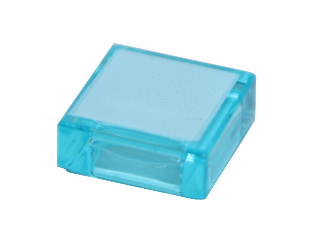 LEGO® Tegel met Motief Doorzichtig Lichtblauw 3070bpb103