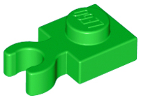 LEGO® los onderdeel Plaat Aangepast in kleur Fel Groen 4085d