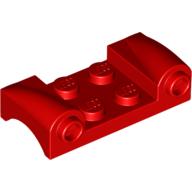 LEGO® los onderdeel Spatbord in kleur Rood 93590