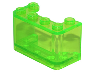 LEGO® los onderdeel Voorruit Doorschijnend Helder Groen 4594
