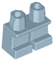 Plaatje in Gallery viewer laden, LEGO® los onderdeel Benen Aangepast in kleur Zandblauw 41879