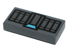 LEGO® Tegel met Motief Donker Blauwachtig Grijs 3069bpb0558