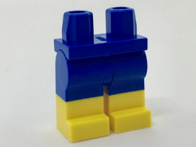 LEGO® los onderdeel Benen met Motief Blauw 970c00pb0575