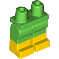 LEGO® los onderdeel Benen met Motief Blauw 970c00pb0575