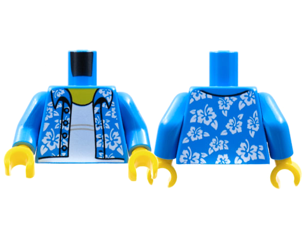 LEGO® Lijf met Motief Donker Azuurblauw 973pb2731c01