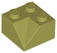 LEGO® los onderdeel Dakpan Algemeen Olijfgroen 3046a