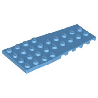 Plaatje in Gallery viewer laden, LEGO® los onderdeel Wig Plaat in kleur Medium Blauw 14181
