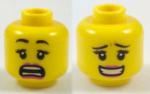 Plaatje in Gallery viewer laden, LEGO® los onderdeel Hoofd in kleur Geel 3626cpb1926