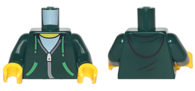 LEGO® los onderdeel Lijf met Motief Donkergroen 973pb2825c01