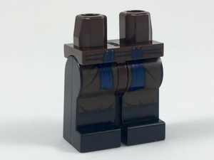 LEGO® los onderdeel Benen met Motief Donker Bruin 970c11pb35