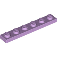 Plaatje in Gallery viewer laden, LEGO® los onderdeel Plaat Algemeen in kleur Lavendel 3666