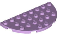 Plaatje in Gallery viewer laden, LEGO® los onderdeel Plaat Rond in kleur Lavendel 22888