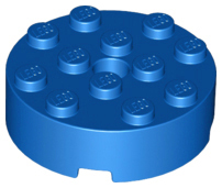 LEGO® los onderdeel Steen Rond in kleur Blauw 87081
