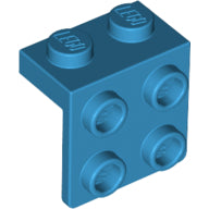 Plaatje in Gallery viewer laden, LEGO® los onderdeel Beugel in kleur Donker Azuurblauw 44728