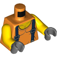 LEGO® los onderdeel Lijf met Motief Oranje 973pb2922c01