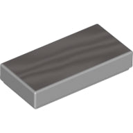 LEGO® los onderdeel Tegel Algemeen Metallisch Zilver 3069b
