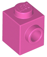 Plaatje in Gallery viewer laden, LEGO® los onderdeel Steen Aangepast Donker Roze 87087
