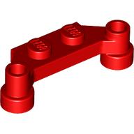Plaatje in Gallery viewer laden, LEGO® los onderdeel Plaat Aangepast in kleur Rood 4590