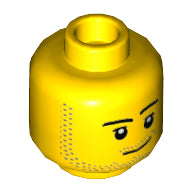 Plaatje in Gallery viewer laden, LEGO® los onderdeel Hoofd in kleur Geel 3626cpb1966