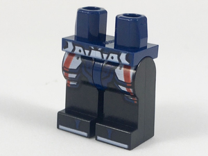 LEGO® los onderdeel Benen met Motief Donkerblauw 970c11pb37