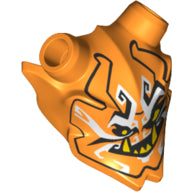 LEGO® los onderdeel Hoofddeksel Accessoire Oranje 35836pb02