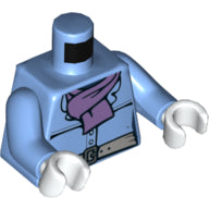 LEGO® onderdeel Lijf met Motief Medium Blauw 973pb3311c01
