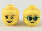 LEGO® los onderdeel Hoofd in kleur Geel 3626cpb2150