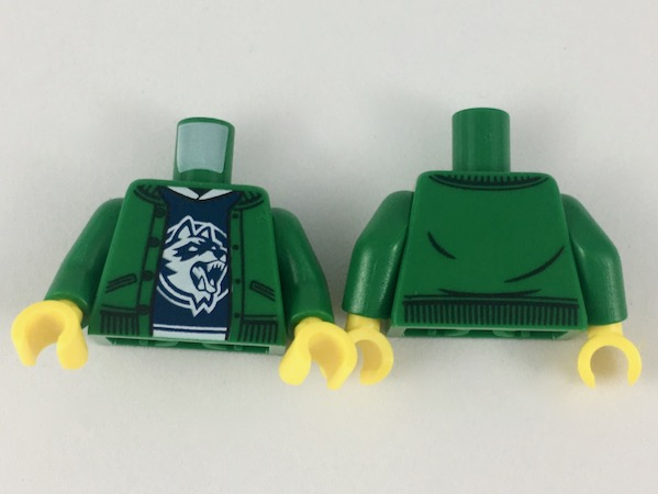 LEGO® los onderdeel Lijf met Motief Groen 973pb3170c01