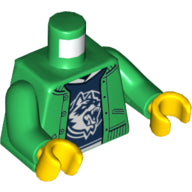 LEGO® los onderdeel Lijf met Motief Groen 973pb3170c01