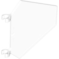 Plaatje in Gallery viewer laden, LEGO® los onderdeel Vlag in kleur Doorzichtig x1435