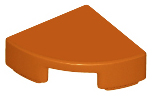 LEGO® los onderdeel Tegel Rond in kleur Donker Oranje 25269