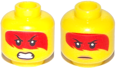 LEGO® los onderdeel Hoofd in kleur Geel 3626cpb2234