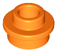 LEGO® los onderdeel Plaat Rond in kleur Oranje 85861
