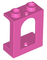 LEGO® los onderdeel Raamkozijn in kleur Donker Roze 90195