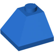 LEGO® los onderdeel Dakpan Algemeen in kleur Blauw 3045