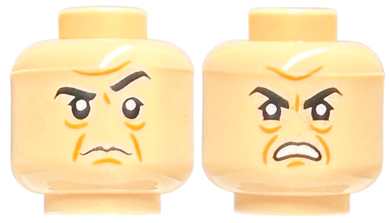 LEGO® los onderdeel Hoofd in kleur Lichte Noga 3626cpb2236