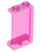 LEGO® los onderdeel Paneel Doorzichtig Donkerroze 87544
