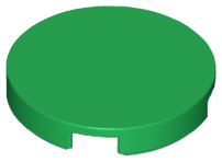 LEGO® los onderdeel Tegel Rond in kleur Groen 14769