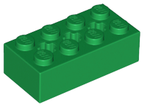 Plaatje in Gallery viewer laden, LEGO® los onderdeel Technische Steen in kleur Groen 39789