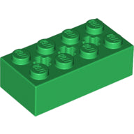 Plaatje in Gallery viewer laden, LEGO® los onderdeel Technische Steen in kleur Groen 39789