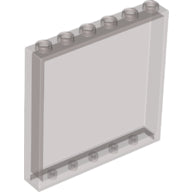 Plaatje in Gallery viewer laden, LEGO® los onderdeel Paneel in kleur Doorzichtig Zwart 59349