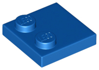 LEGO® los onderdeel Tegel Aangepast in kleur Blauw 33909