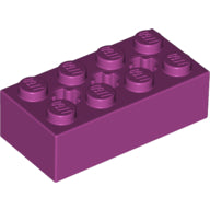 LEGO® los onderdeel Technische Steen in kleur Magenta 39789