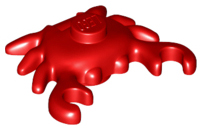 LEGO® los onderdeel Waterdier in kleur Rood 33121
