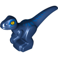 Plaatje in Gallery viewer laden, LEGO® los onderdeel Dinosaurier Donkerblauw 37829pb03